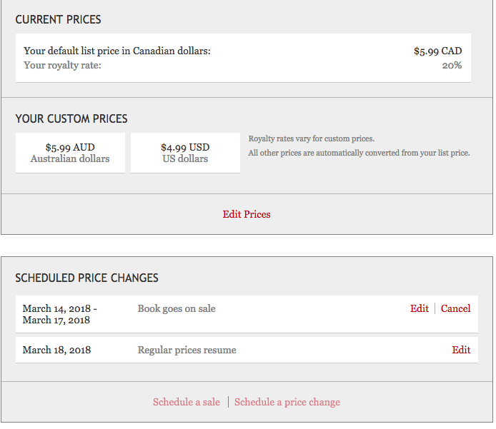 显示一个确认自定义价格与促销地区的图片，并显示用户设置的促销日期。