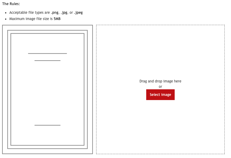 The image shows the eBook cover image where users can upload their .jpg or .png file