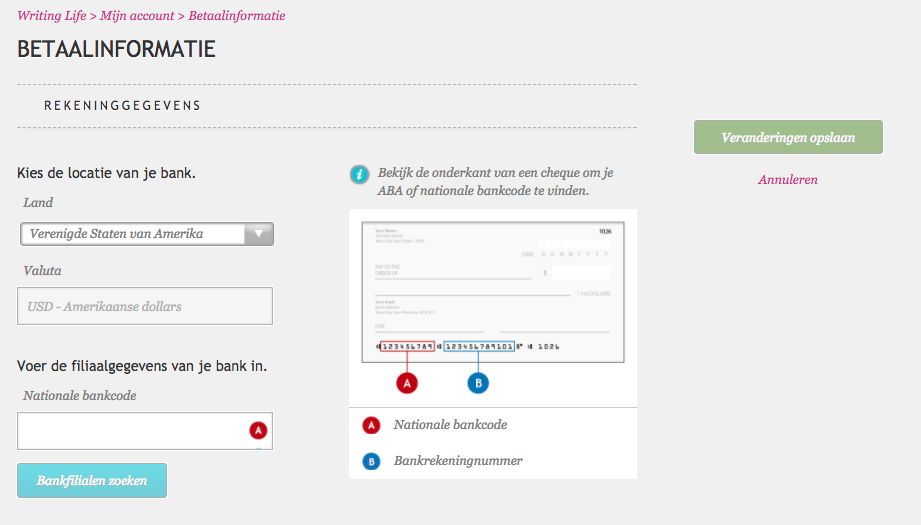 Hoe Voeg Ik Mijn Bankgegevens Toe? – Kobo Writing Life Hulp