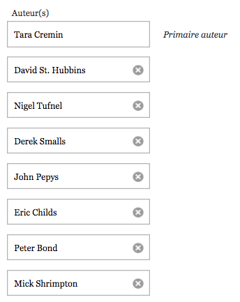 Afbeelding toont een productpagina voor een e-boek. Velden omvatten titel, ondertitel, auteur, publicatiedatum en meer.